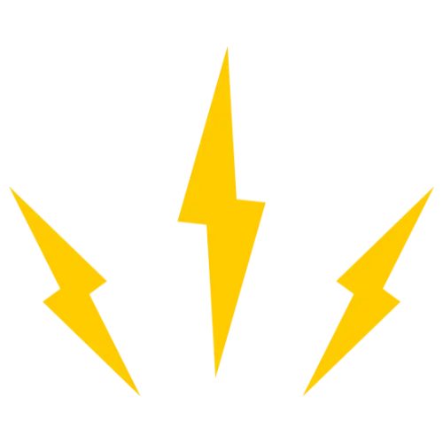 Lightning Bolts Accent